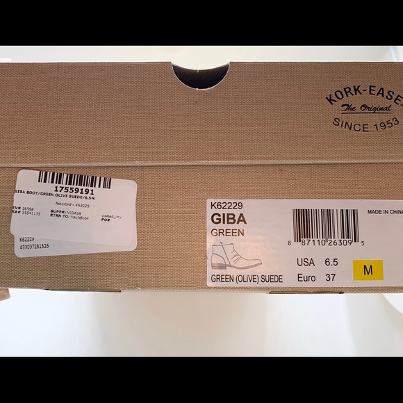 NIB Kork-Ease Giba Ankle Boots / Booties Size 6.5 - Picture 7 of 8